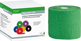 Höga Haft Color Elastische Fixierbinde grün, 10cm x 20m, 1 Stück