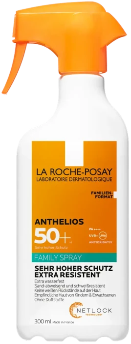 La Roche-Posay Anthelios Invisible Family Spray unbeduftet LSF50+, 300ml