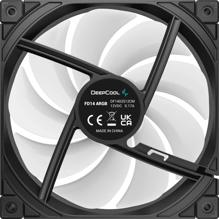DeepCool FD14 ARGB, schwarz, 140mm