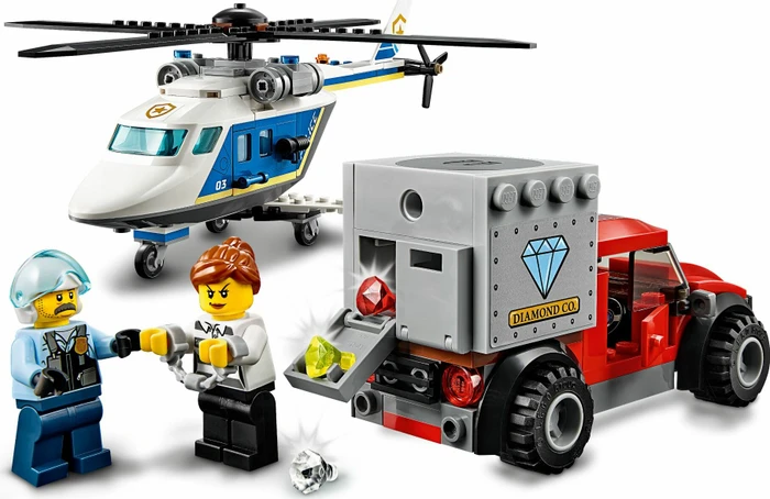 LEGO City Polizei - Verfolgungsjagd mit dem Polizeihubschrauber
