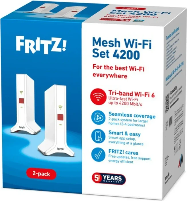 FRITZ! FRITZ!Mesh Set 4200, International, 2er-Pack