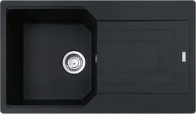 Franke Urban UBG 611-86 Einbau Becken reversibel mit Ablauffernbedienung onyx