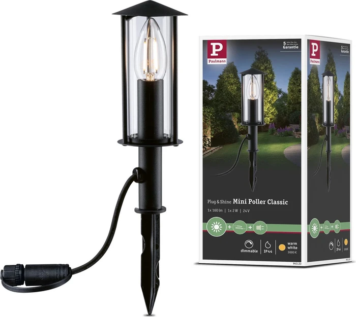 Paulmann Plug & Shine Classic 2W Stehleuchte 220mm