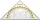 Westcott Geodreieck 14cm, transparent/gelb (E-10139 00)