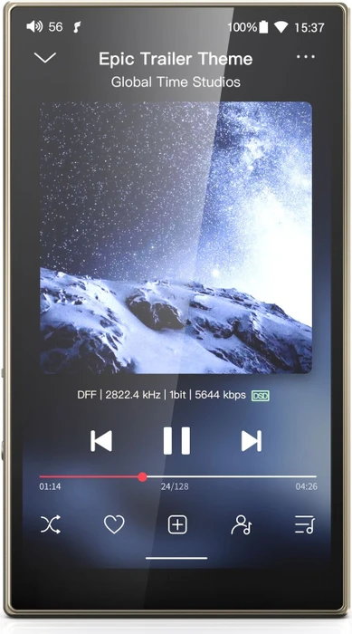 FiiO M21 titanium gold