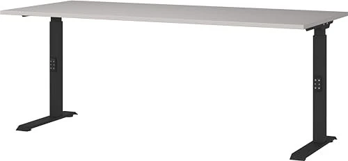 Germania 7912-630 Schreibtisch 180x80cm Kaschmir/schwarz