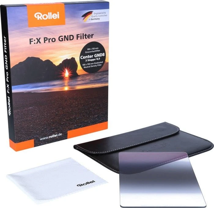 Rollei F:X Pro Grauverlaufsfilter Center GND8 100x100mm