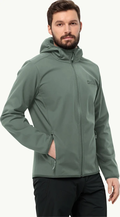 Jack Wolfskin Bornberg Hoody Funktionsjacke hedge green (Herren)