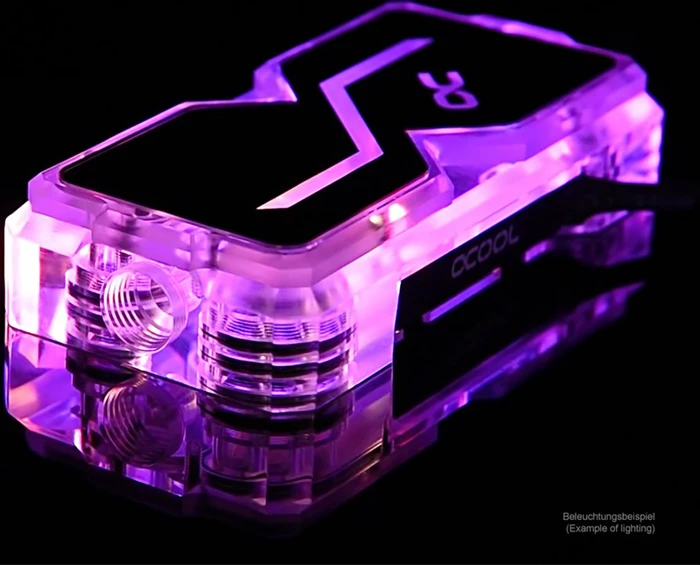 Alphacool GPX SLI Connector Dual ARGB X3 - 3-Slot, Acryl, Acetal