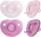 Philips Avent SCF099/22 Soothie Shapes Beruhigungsschnuller, 0-6M, Silikon, rosa/pink, 2 Stück Vorschaubild