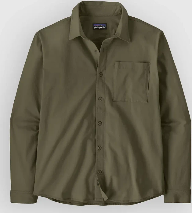 Patagonia Nomader Hemd langarm basin green (Herren)