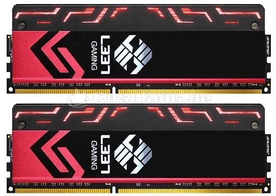 Avexir Blitz 1.1 ECS LEET Red UDIMM 8GB Kit, DDR3-2400, CL10-12-12-31