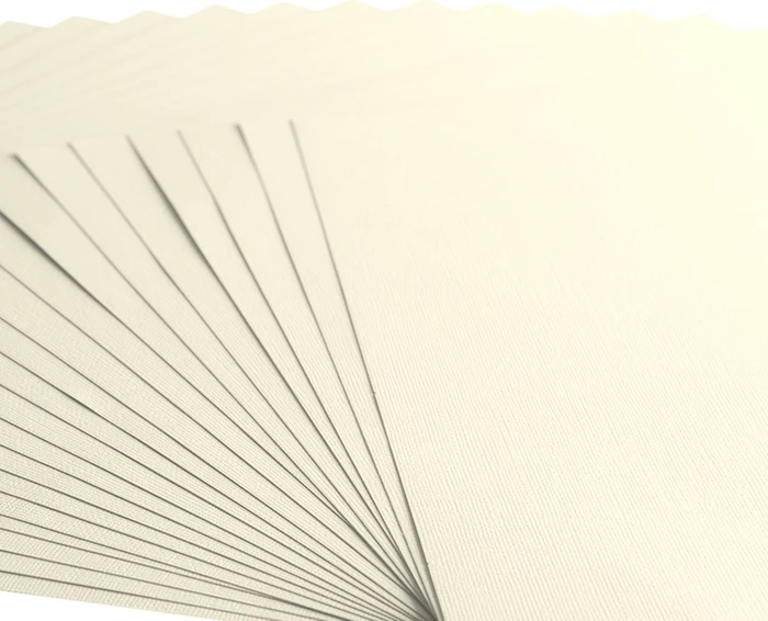 Vaessen Creative Tonkarton, 305x305mm, glatt, Raffia, 20 Blatt