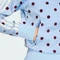 adidas Satin Polka Dots TT Track Top Trainingsjacke clear sky (Damen) Vorschaubild