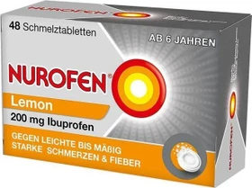 Nurofen Lemon 200mg Schmelztabletten, 48 Stück