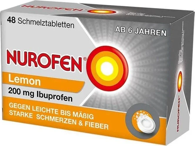 Nurofen Lemon 200mg Schmelztabletten