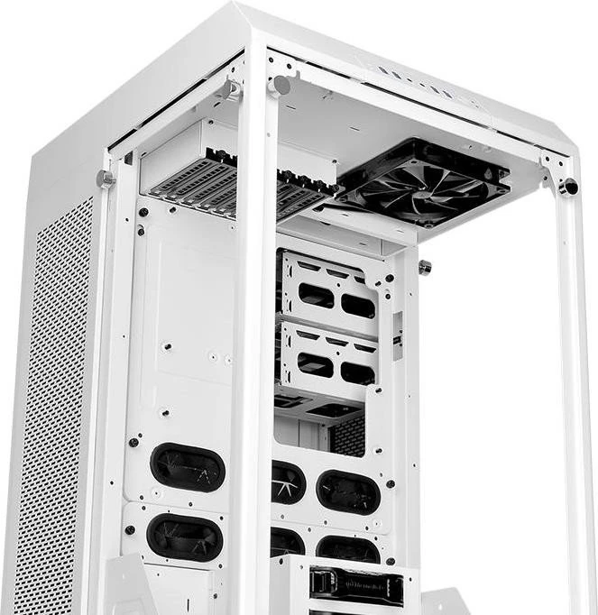 Thermaltake The Tower 900 Snow Edition, weiß, Glasfenster