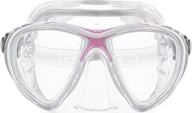 Cressi Big Eyes Evolution Crystal Zweiglasmaske schwarz/rosa