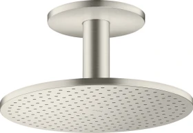 Hansgrohe Axor ShowerSolutions Kopfbrause 300 2jet mit Deckenanschluss edelstahloptik