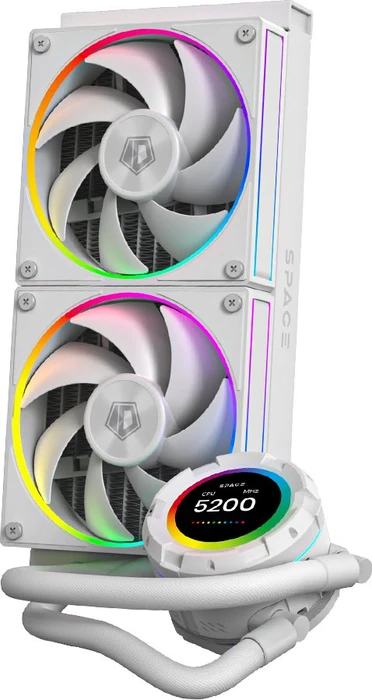 ID-Cooling Space LCD SL240 White