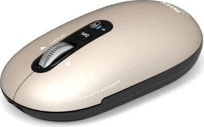 Port Designs Pure Color Bluetooth Rechargeable Mouse, Pearl beige, Bluetooth
