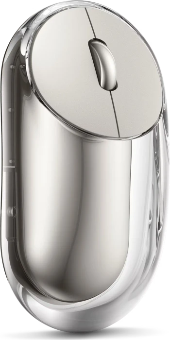 Lenovo 900 Multi-Device Wireless Mouse, silber/transparent, USB/Bluetooth