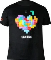 Alternate I Love Gaming T-Shirt kurzarm schwarz