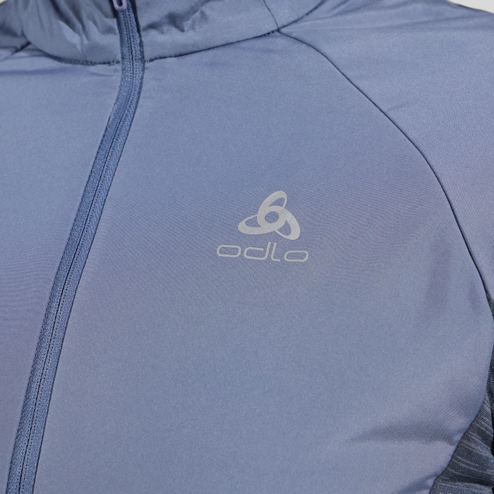 Odlo The Run Easy Warm Hybrid Funktionsjacke india ink/folkstone gray (Damen)