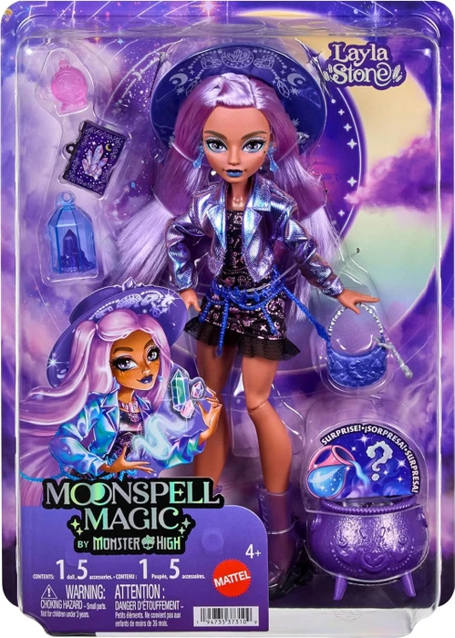 Mattel Monster High - Moonspell Magic - Layla Stone Kristall-Hexe