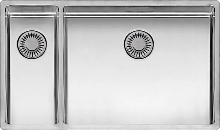 Reginox New York 18x40+50x40 (L) Comf. Becken rechts edelstahl
