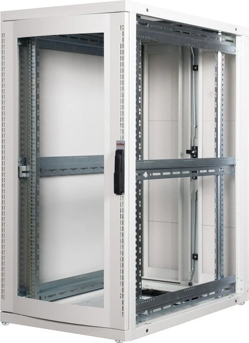 Roline / Secomp Pro Serie 19" Serverschrank 26HE, montiert, Glastür, IP20, RAL 7035, 1000mm tief