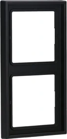 Jung Serie LS 990 Rahmen 2-fach, schwarz matt