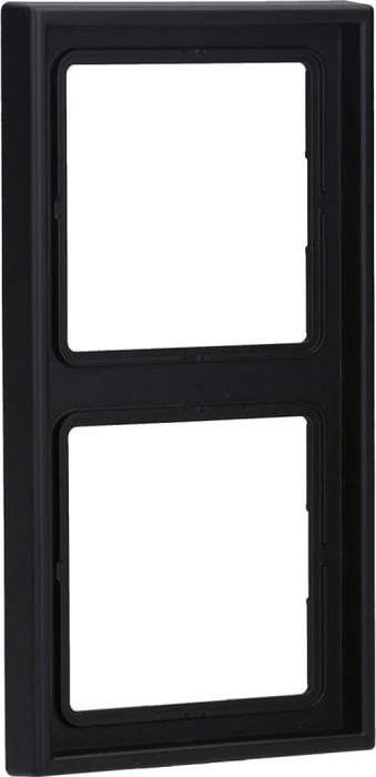 Jung Serie LS 990 Rahmen 2-fach, schwarz matt