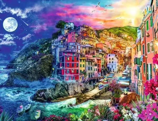 Ravensburger Puzzle Farbenfrohe Cinque Terre
