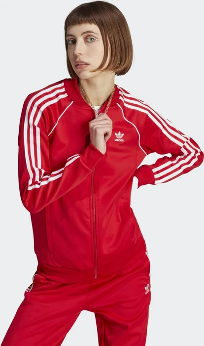 adidas Adicolor Classics SST Originals Trainingsjacke better scarlet (Damen)