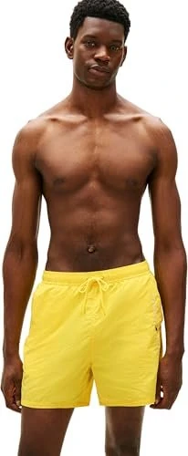 Tommy Hilfiger Original Mid mit Logo Badeshorts buttercup yellow (Herren)