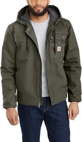 Carhartt Relaxed Fit Washed Duck Sherpa Lined Jacke moss (Herren)