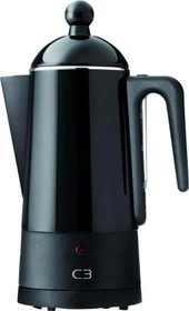 C3 Design Perkolator 10 Tassen Elektrischer Espressokocher