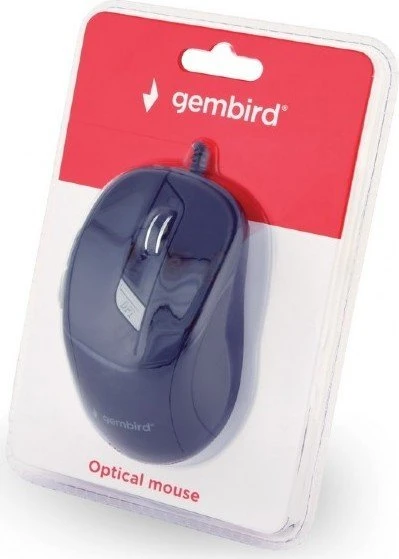 Gembird Optical Mouse 4B-02 schwarz, USB