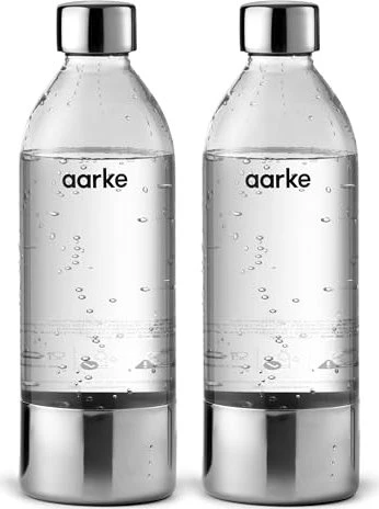 Aarke Carbonator III PET Sodaflasche 800ml steel, 2 Stück