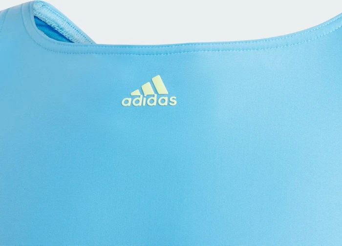 adidas Sportswear 3-Streifen Badeanzug blue burst/green spark (Junior)