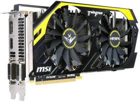 MSI GeForce GTX 760, N760 Hawk PCGH-Edition, 2GB GDDR5, 2x DVI, HDMI, DP