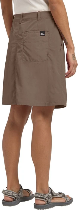 Jack Wolfskin Tihama Skort kurz cold coffee (Damen)