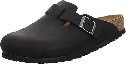 Birkenstock Boston Nubukleder schwarz