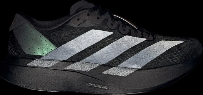 adidas Adizero Evo SL core black/grey four/impact orange (Damen)