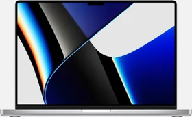Apple MacBook Pro 16.2", silber, M1 Pro - 10 Core CPU / 16 Core GPU, 16GB RAM, 512GB SSD, DE [2021]