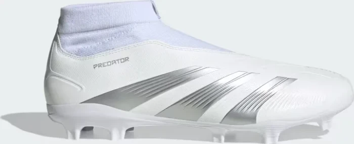 adidas Predator League Laceless FG cloud white/silver metallic