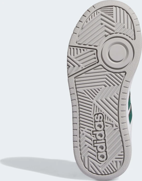 adidas Hoops 3.0 cloud white/collegiate green/grey two (Junior)