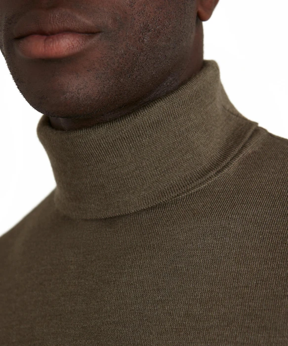 Falke Basic Apparel Rollkragen Pullover wood mel. (Herren)