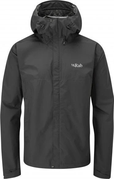 Rab Downpour Eco Funktionsjacke schwarz (Herren)